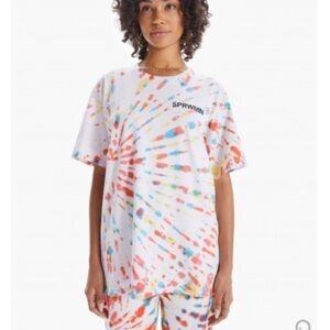 SPRWMN Logo Tie dye Tee shirt